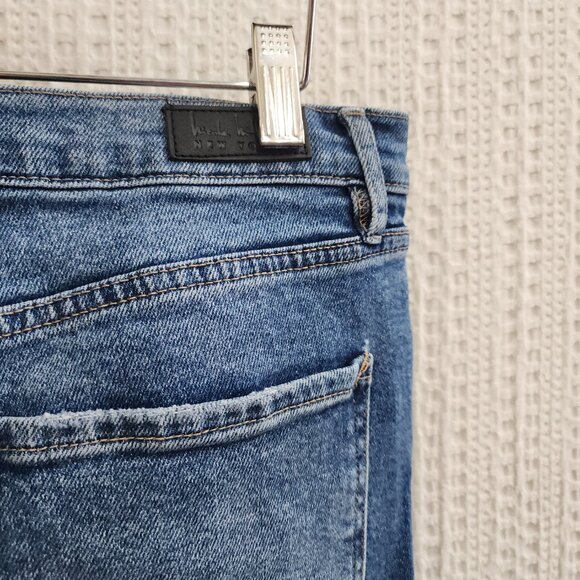 Nicole Miller Starry Night Painted Jeans Size 10 Artistic Distressed Denim - Picture 12 of 14